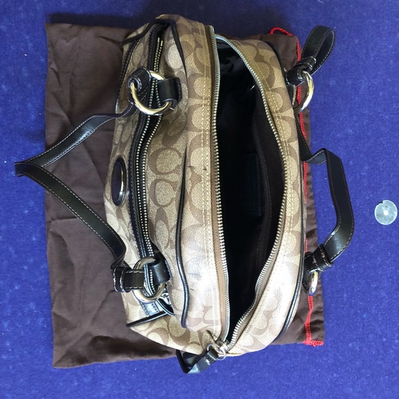 Brown Coach satchel bag - Picture 5 of 5